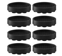 8 cuscinetti rotondi antiscivolo per gambe delle sedie, per materiale in feltro di alta qualità, cuscinetti per mobili con funzione antiscivolo, funzione pavimento multiuso, per uso in moquette e