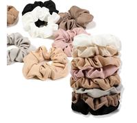 8 elastici per capelli da donna - Elastici per capelli non danneggiano sia per capelli spessi che per capelli sottili, ricci senza pieghe, elastici per coda di cavallo, non danneggiano i capelli
