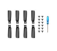8 eliche leggere e silenziose for PC for accessori di ricambio for ali del drone Flip 4022F(Black)