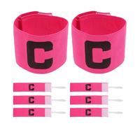 8 fasce da braccio da calcio - Fasce da capitano da calcio regolabili per