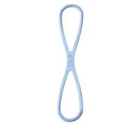 8 fasce di resistenza in silicone con manici, per uomini e donne, adatte per braccio, schiena, petto, spalle, gambe, esercizi di yoga a casa, in palestra o in hotel