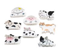 8 fermagli per capelli a forma di animale con bel design per donne e ragazze da indossare tutti i giorni per feste a tema vestire artigli per capelli clip a forma di animale del fumetto