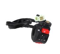 8 filo 3 funzione a sinistra kill light switch galloter compatibile con 50 cc 70cc 90cc 110cc 125cc 150cc ATV Quad come Sunl Peace Models(B-With Air Door)