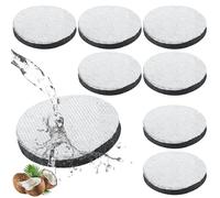 8 filtri dell'acqua MicroDisc per bottiglie di filtro dell'acqua Brita Fill and Go, filtro dell'acqua di ricambio, riducono il cloro, PFAS, microparticelle e altre sostanze che disturbano il sapore