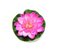 8 fiori di loto artificiali e accessori per bellissimi stagni e giardini