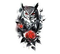 8 fogli colorati di tatuaggi finti da donna a forma di rosa del Re Leone, adesivi temporanei impermeabili, animali, volpi, teschi, braccia, arte, bellezza, totem, vernice(34-QTBS-8547)