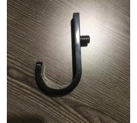 8 Ganci Portaoggetti in Plastica ABS Nero per Capanno Attrezzi Organizzazione e