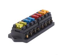 8 Gang Blade Fuse Box Protezione Circuito Affidabile per Auto, Camion e Barche con Compatibilità 12V 24V