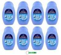 8 gel doccia Felce Azzurra bianco muschio / inconfondibile profumo Doccia Gel 250 ml + portachiavi Beni Culinari