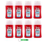 8 gel doccia Intesa Pour Homme Sensitive, shampoo gel doccia, azione delicata, 250 ml + portachiavi Beni Culinari gratuito