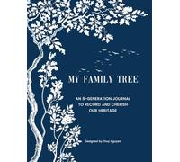 8 Generations Family Tree Notebook - Genealogy Record Book for Ancestry Research and Family History: Genealogy Journal with 8 Generations Pedigree ... World Map, Recipes, Timeline and Photo Pages