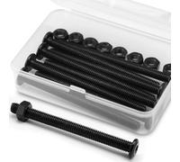 (8 Gruppi) Set di Bulloni e Dadi a Brugola M6 x 70 mm Acciaio Inossidabile 304 Ossido Nero, Bulloni Per Mobili, Viti di Fissaggio Per Mobili