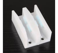 8 guide per porte doccia, porte scorrevoli, guide inferiori, paraurti di