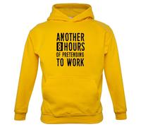 8 Hours Pretending da Lavoro - Bambini Felpa/Maglione - Ufficio Lasciando Funny