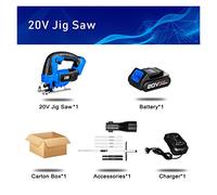 8 in 1 cacciavite cordless Drill Drill Drill Drill IMPULMENTE Chiave angolare Grinder circolare Jig SAW BULLINDER ALIMENTARE Batteria al litio(PTET1019A)