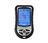 8 in 1: LCD digitale, compasso, altimetro, barometro, termometro, temperatura, orologio, calendario per la vita all’aperto, trekking, campeggio.