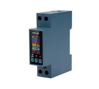 8 In 1 Misuratore consumo elettrico 40A Scaricatore di sovratensione 220V con protezione da sovratensione sovratemperatura sovracorrente e interruzione di corrente (KWS-303 blu)