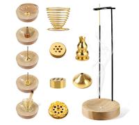 8 in 1 Porta Incenso per Bastoncini Portaincenso Bastoncino Porta Incensi Bruciatore Incenso Brucia Incenso Supporto per Bastoncini di Incenso per Yoga Meditazione SPA Sala da Tè Home Decor