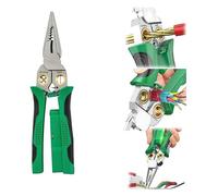 8 in 1 Wire Stripper,2026 NEW Multifunctional with Voltage Tester Duty Wire Stripper Tool,Professional Wire Strippers Electrical Pliers for Cutting Pulling Scraping And Pressing