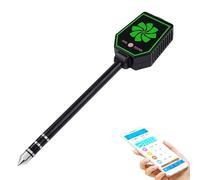 8 In1 Misuratore ph terreno bluetooth Igrometro per piante phmetro terreno PH/EC/salinità/fertilità/temperatura dell'aria/temperatura del suolo/luce/umidità del suolo Si collega all'app mobile.