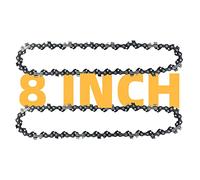 8 Inch Chainsaw Chain 3/8" LP Pitch .050" Gauge 33 Drive Links, 8 Inch Replacement Pole Saw Chains Compatible for Sun Joe SWJ800E SWJ806E, Chicago, Portland 62896, Greenworks, Oregon S33-2 Pack