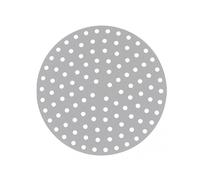 (8 inch,Grey Round)Air-Fryer Silicone Mats Non-Stick Reusable Baking Liner Perfect Present For Family friends