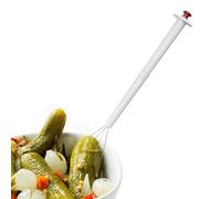8 Inch Pickle Grabber - Stainless Steel PVC 4 Prong Tool