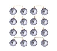 8 jeans regolabili in stringivita perle artificiali spilla da balia per abbigliamento spilla da balia per colletto cardigan per camicia abito perle sicurezza