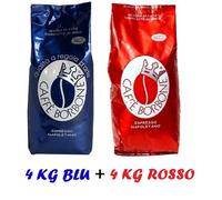 8 KG BORBONE GRANI: 4 KG BLU + 4 KG ROSSO FRESCO X BAR E DISTRIBUTORI AUTOMATICI