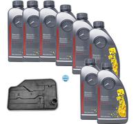 8 L Atf Olio per Ingranaggi MB 236.14 Meyle Filtro Olio Trasmissione per Di