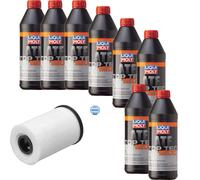 8 L Liqui Moly 1100 Olio per Ingranaggi Meyle Filtro Trasmissione VW Golf V 1.6