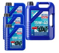 7 L Liqui Moly Marine 4T Motore Olio 15W-40 Moto olio motore Minerale Api Sl