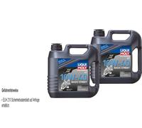 8 L LIQUI MOLY olio motore Moto 4Takt 10W-40 Basic Street Api Sl Jaso MA2