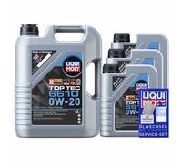 LIQUI MOLY Top Tec 0W-20 7 L per Acea C5 Api Sp Ford Jaguar / Land Rover Opel
