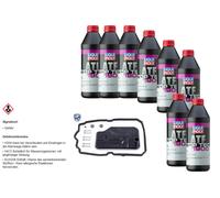 8 L Liqui Moly Top Tec Atf 1900 Vaico Filtro Olio Trasmissione per