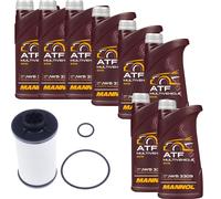 8 L MANNOL ATF Multivehicle JWS DENCKERMANN Filtro Olio Cambio Per VW Golf V 1.6