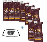 8 L MANNOL ATF Multivehicle JWS MEYLE Filtro Olio Cambio Per BMW X5 3.0d 4.4i X3
