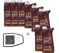 8 L mannol Atf Multivehicle Jws Meyle Filtro Olio Trasmissione per BMW 5er 520i