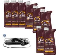 8 L MANNOL ATF Multivehicle JWS VAICO Filtro Olio Cambio Per Honda Civic IX