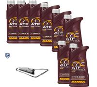 8 L MANNOL ATF Multivehicle JWS VAICO Filtro Olio Cambio Per Opel Kadett E CC
