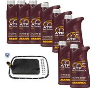 8 L mannol Atf Multivehicle Jws Vaico Filtro Olio Trasmissione per BMW X5 3.0d