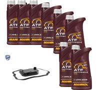 8 L mannol Atf Multivehicle Jws Vaico Filtro Olio Trasmissione per Ford Focus II