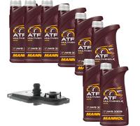 8 L mannol Atf Multivehicle Jws Vaico Filtro Olio Trasmissione per Opel Antara