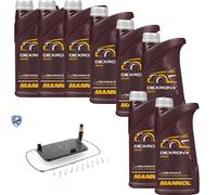 8 L MANNOL Dexron II VAICO Filtro Olio Cambio Per BMW X5 3.0d 3.0i