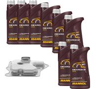 8 L mannol Dexron III Vaico Filtro Olio Trasmissione per Nissan x-Trail 2.0 4x4