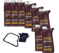 8 L mannol Dexron VI Denckermann Filtro Olio Trasmissione per Opel Saab YS3F 1.8