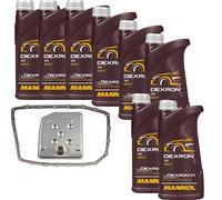 8 L MANNOL Dexron VI FEBI Filtro Olio Cambio Per Ford Ranger 3.2 TDCi 4x4 2.0
