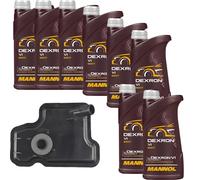 8 L MANNOL Dexron VI FEBI Filtro Olio Per Cambio Opel Z18 2.0 CDTi 1.5