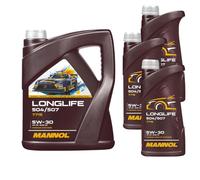 8 L MANNOL Longlife 504/507 Olio Motore 5W-30 API SN ACEA C3 7715