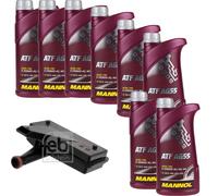 8 L mannol Trasmissione Atf AG55 Febi Filtro Olio Trasmissione per Audi Q5 3.0